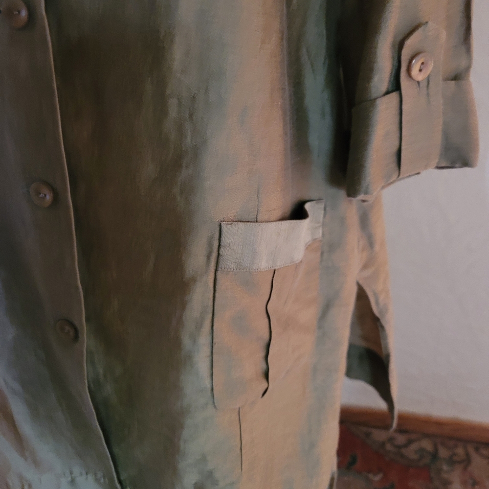 TESORI Linen Tunic Top - Picture 3 of 8